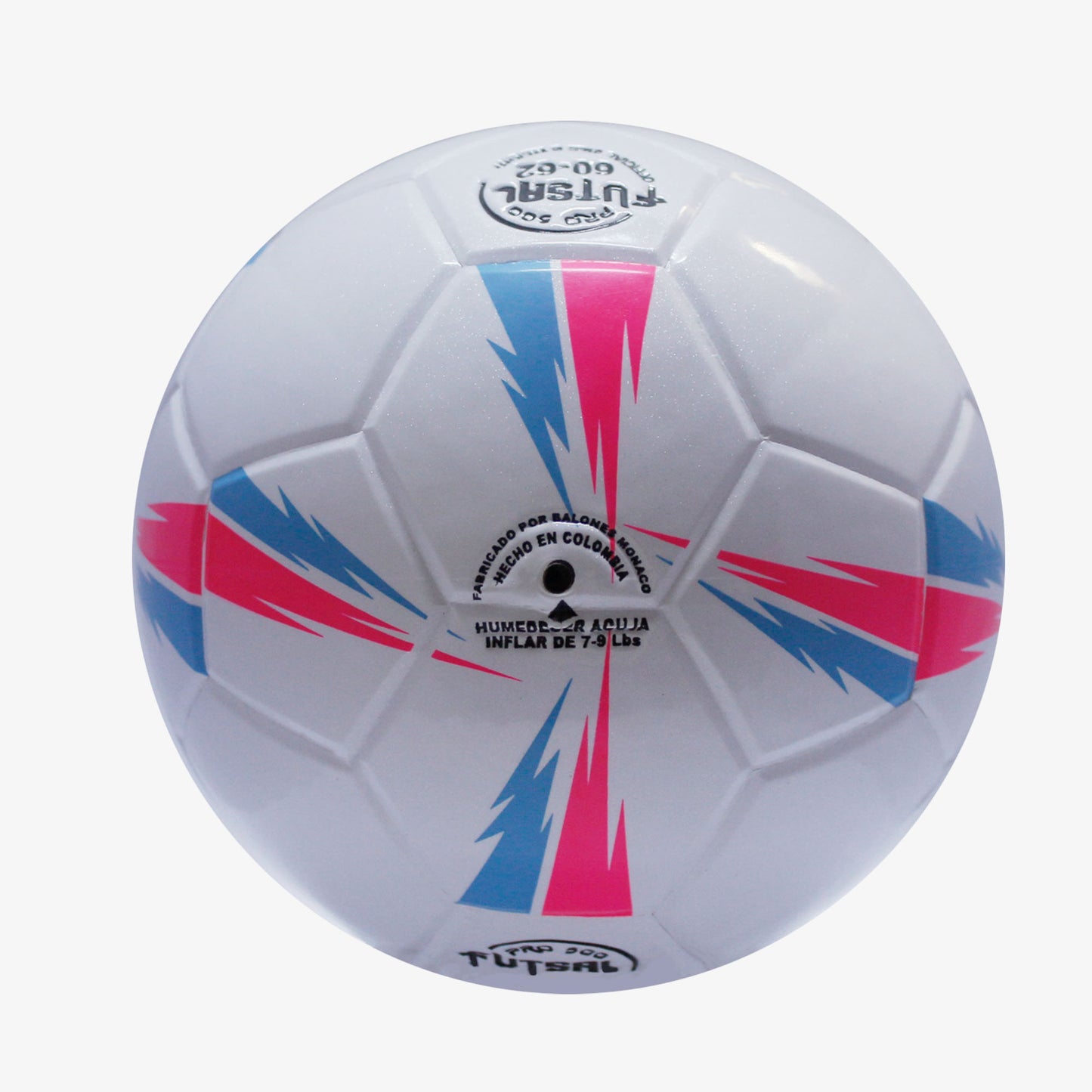 Balón Fut5 X Blanco/Fuxia