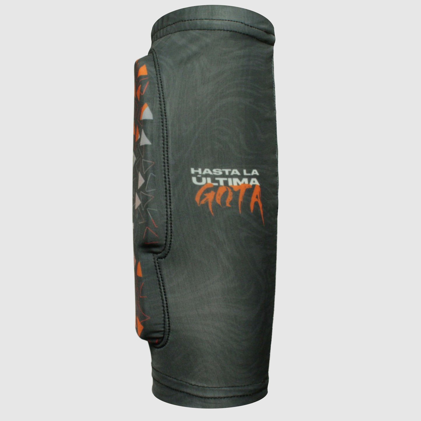 Canilleras para microfutbol Fut5 X ELASTIC TECH - Negras/Naranja