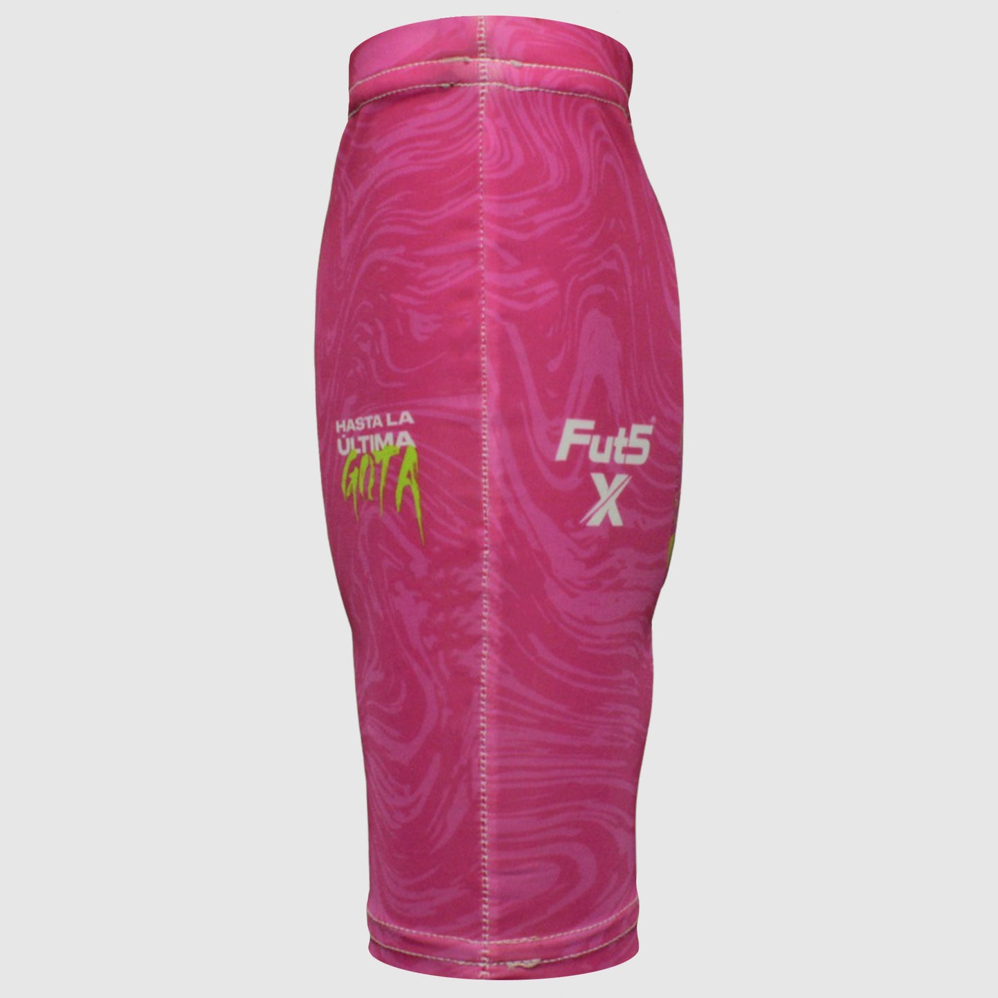 Canilleras para microfutbol Fut5 X ELASTIC TECH - Fucsia/Verde