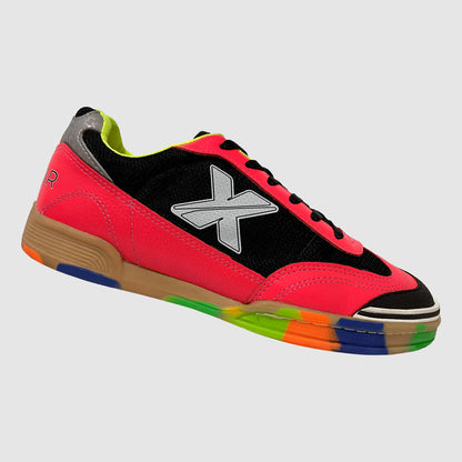 Zapatillas para microfutbol Fut5 X AVATAR en cuero - Fucsia