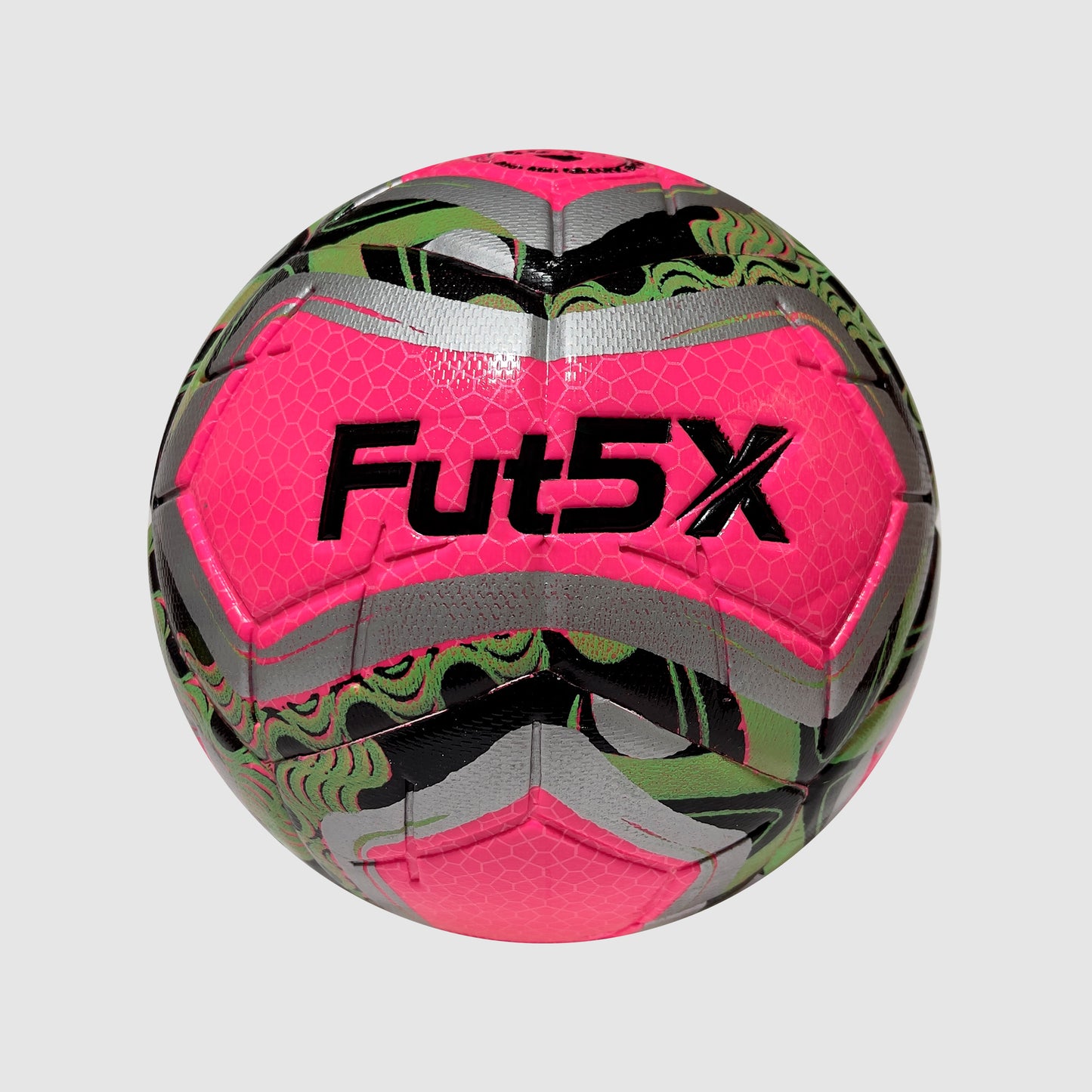 Balón Fut5 X Fucsia/Gris