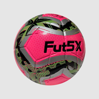 Balón Fut5 X Fucsia/Gris