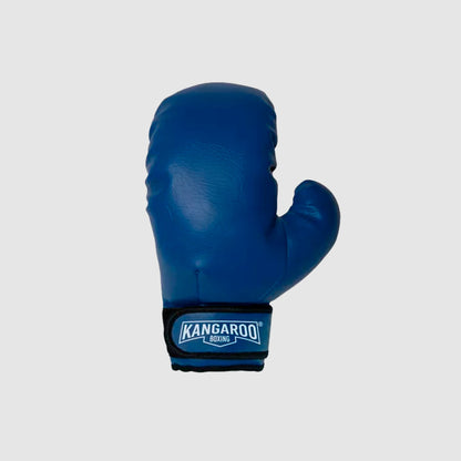 Guante De Boxeo Kangaroo Boxing Con Correa Azul