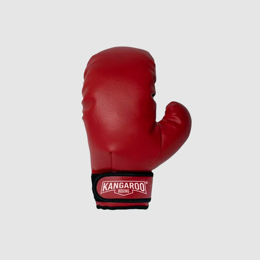 Guante De Boxeo Kangaroo Boxing Con Correa Rojo