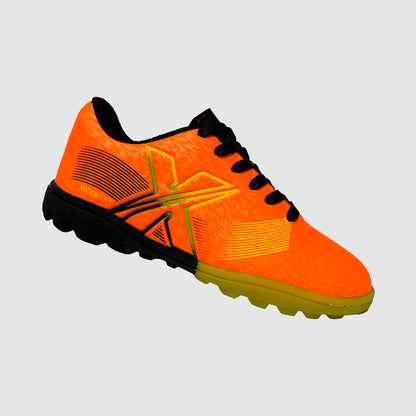 Zapatillas multicancha Fut5 X KICKSSOFT Naranja - KIDS