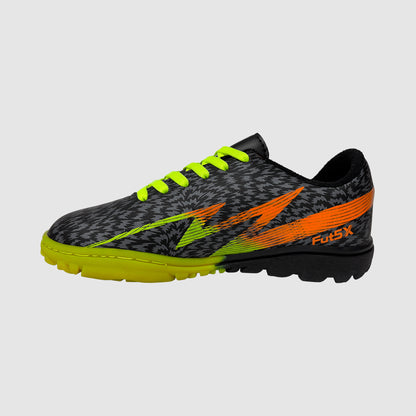 Zapatillas multicancha Fut5 X KICKSSOFT Negro - KIDS