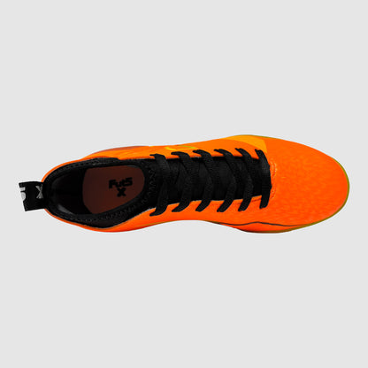 Zapatillas multicancha Fut5 X KICKSSOFT Naranja - Junior